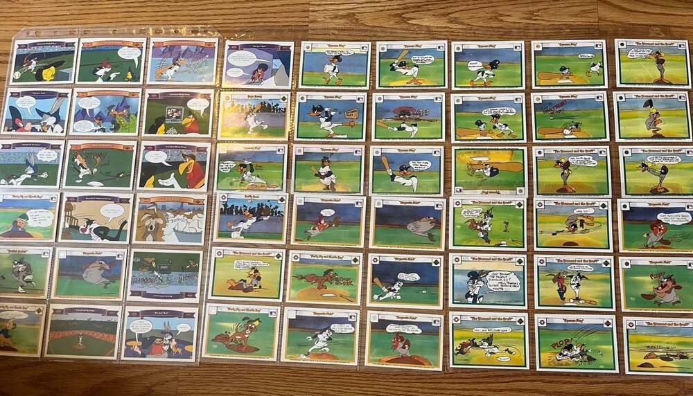 1990 Upper Deck Looney Tunes Comic Ball Series 1 Trading Card Collection